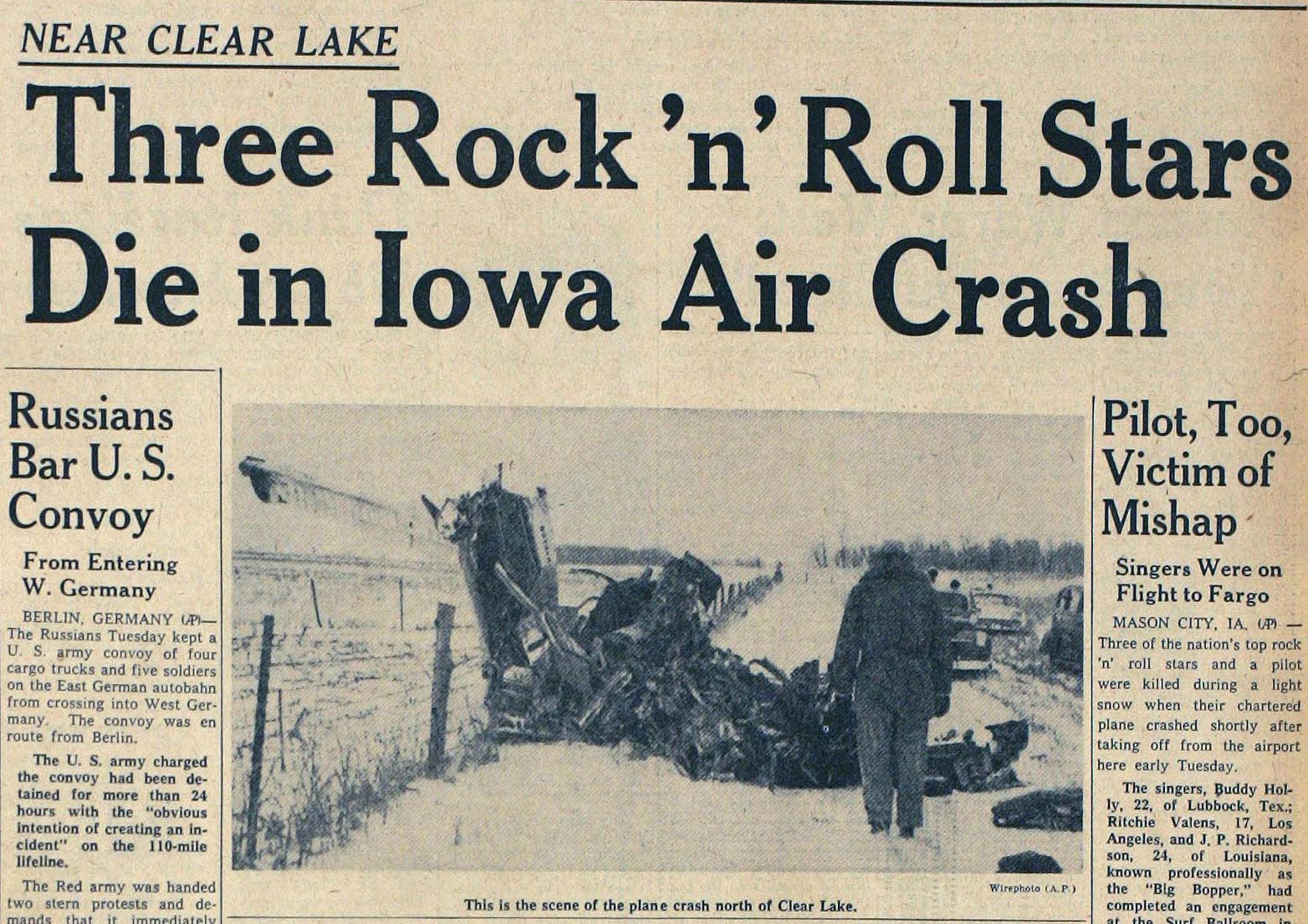 Buddy Holly Ritchie Valens Plane Crash Buddy Holly Ritchie Valens Plane Crash